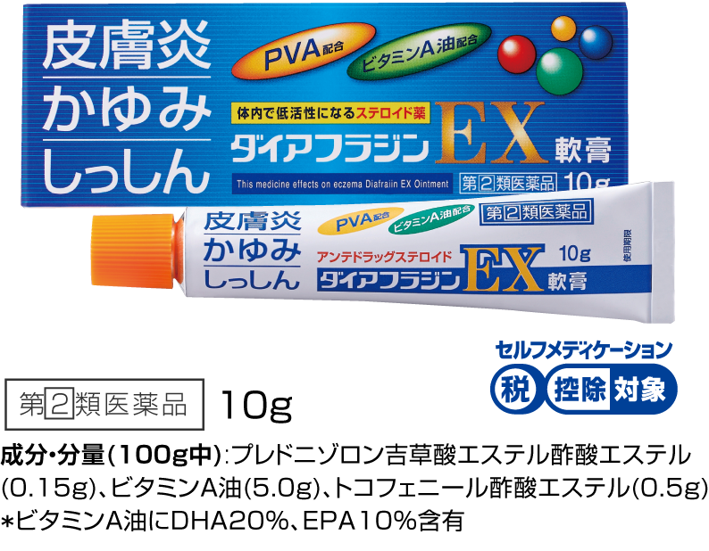 1334円 再再販 ダイアフラジンEX軟膏 10g ×５個セット ※セルフメディケーション税制対象商品
