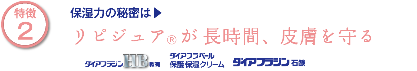 リピジュアが長時間皮膚を守る